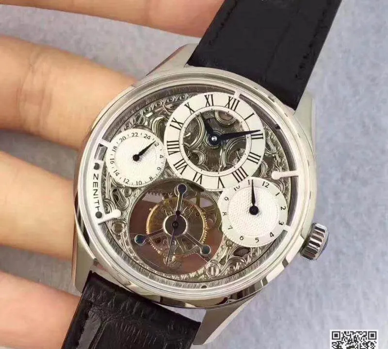 Zenith EP Calender 03.2080.4021 1:1 Best Edition Replica Watch Swiss Tourbillon